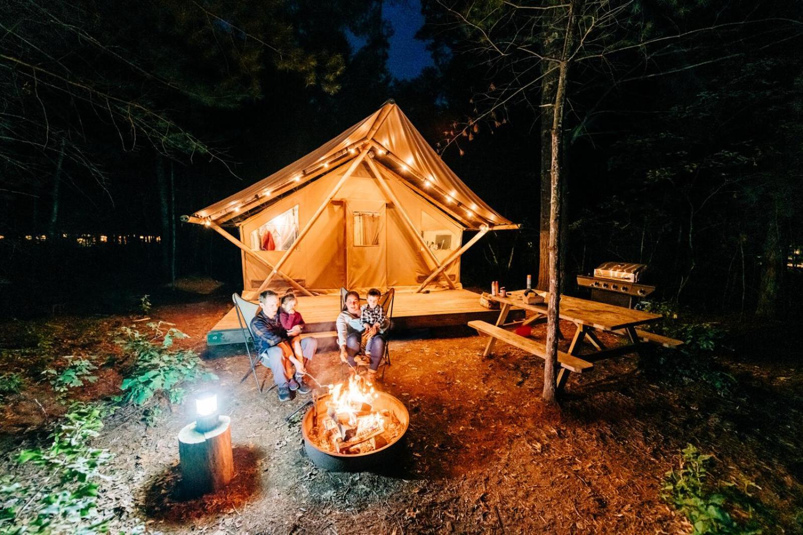 Huttopia White Mountains Albany Esterno foto