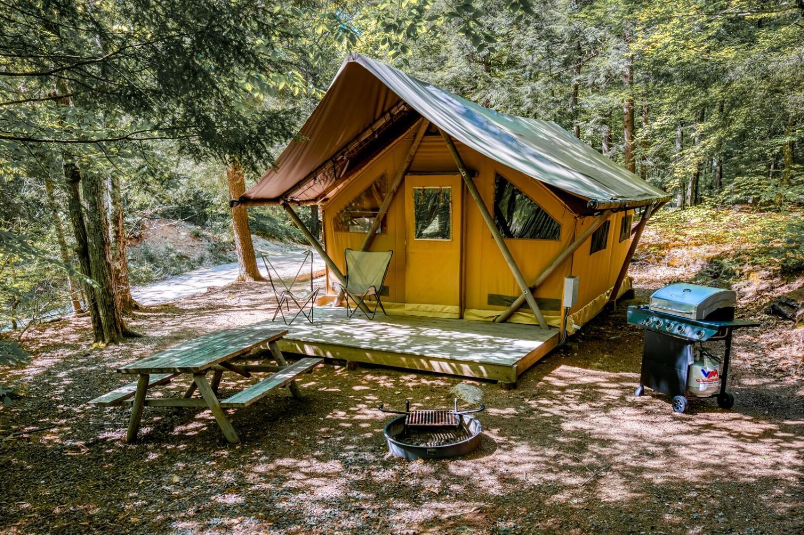Huttopia White Mountains Albany Esterno foto
