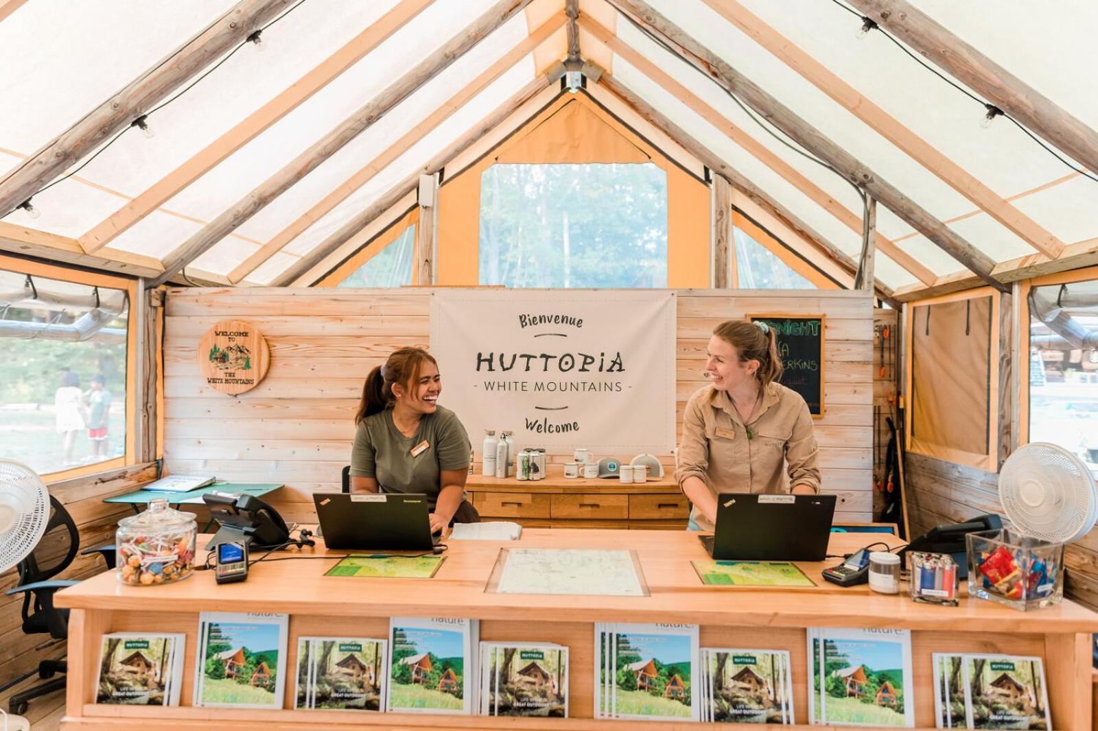 Huttopia White Mountains Albany Esterno foto
